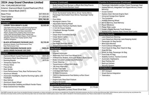 2024 Jeep Grand Cherokee Limited