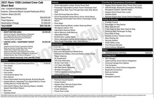 2021 RAM 1500 Limited