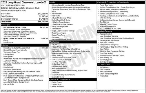 2024 Jeep Grand Cherokee L Laredo