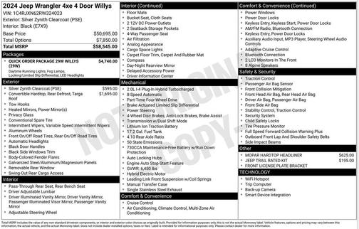 2024 Jeep Wrangler 4xe Willys