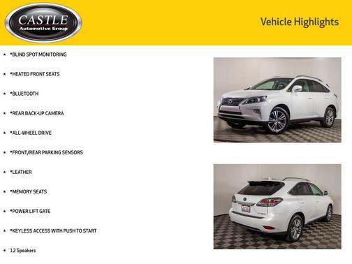 2015 Lexus RX 450h Base