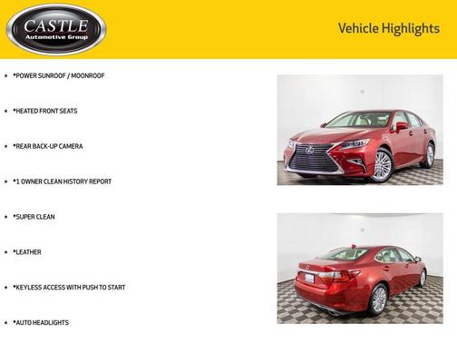 2016 Lexus ES 350 Base