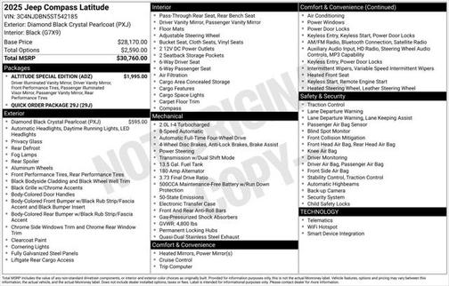 2025 Jeep Compass Latitude