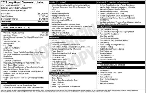 2023 Jeep Grand Cherokee L Limited