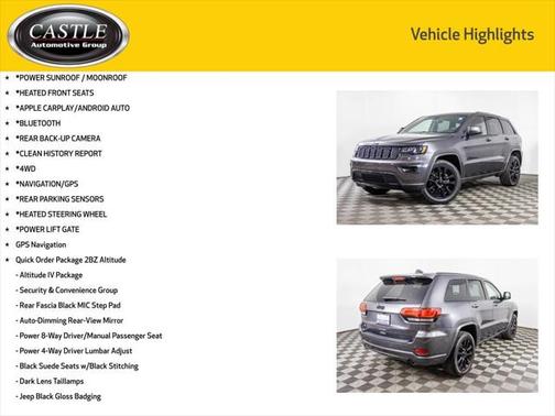 2018 Jeep Grand Cherokee Altitude