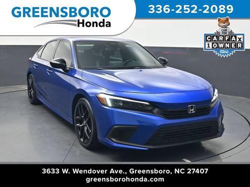 Aegean Blue Metallic 2024 Honda Civic