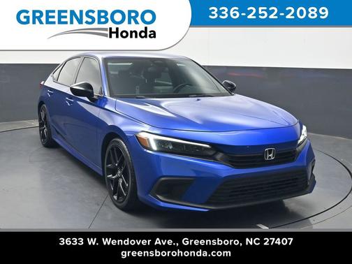 Aegean Blue Metallic 2024 Honda Civic