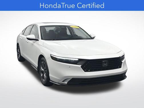Platinum White Pearl 2025 Honda Accord Hybrid