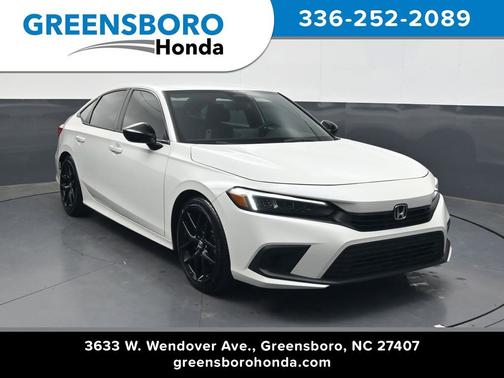 Platinum White Pearl 2024 Honda Civic