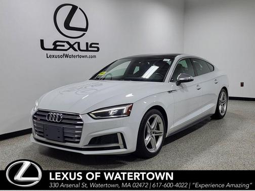 Glacier White 2018 Audi S5 3.0T Premium Plus