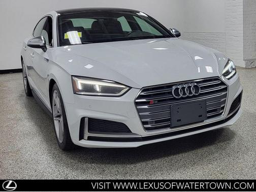 Glacier White 2018 Audi S5 3.0T Premium Plus