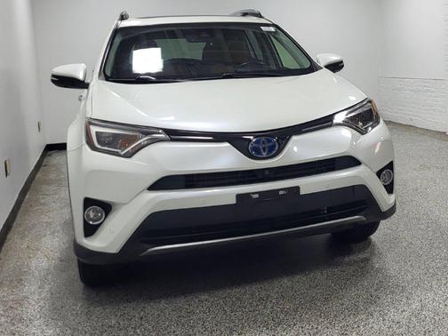Blizzard Pearl 2017 Toyota RAV4 Hybrid Limited