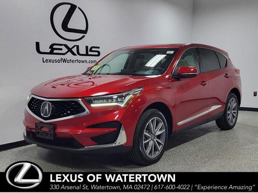 Performance Red Pearl 2020 Acura RDX Technology Package