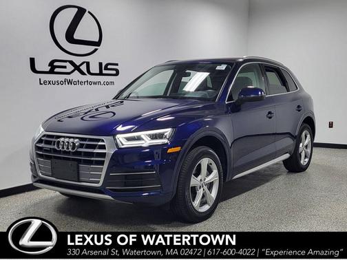 Blue 2020 Audi Q5 45 Premium Plus