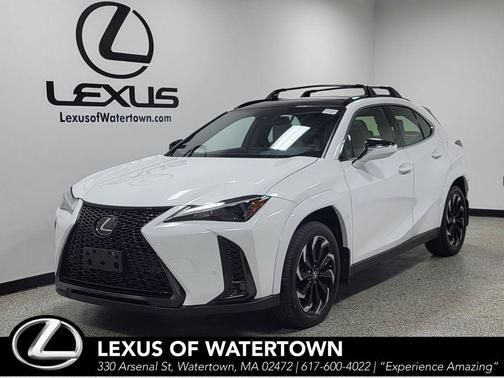 Ultra White w/Obsidian Roof 2023 Lexus UX 250h F Sport
