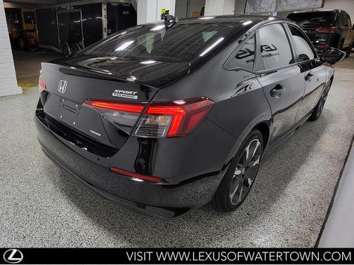 Crystal Black Pearl 2025 Honda Civic Hybrid Sport