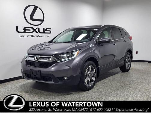 Gray 2018 Honda CR-V EX-L