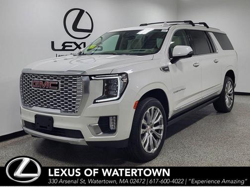 White Frost Tricoat 2022 GMC Yukon XL Denali
