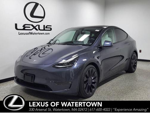 Gray 2022 Tesla Model Y Performance Dual Motor All-Wheel Drive
