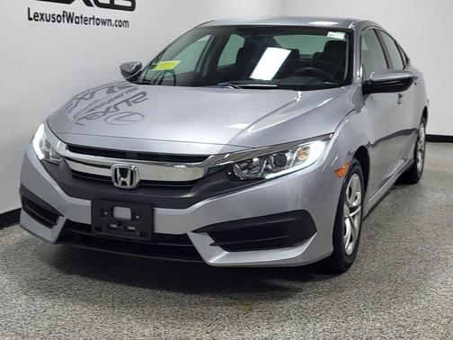 Modern Steel Metallic 2017 Honda Civic LX