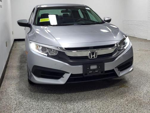 Modern Steel Metallic 2017 Honda Civic LX