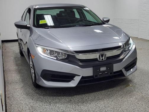 Modern Steel Metallic 2017 Honda Civic LX