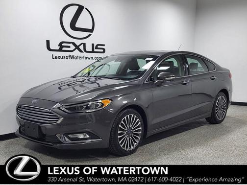 MAGNETIC METALLIC 2017 Ford Fusion Titanium