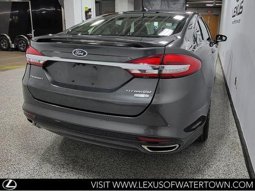 MAGNETIC METALLIC 2017 Ford Fusion Titanium