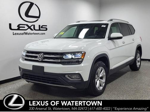 Pure White 2018 Volkswagen Atlas 3.6L SEL