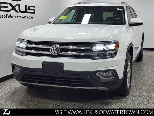 Pure White 2018 Volkswagen Atlas 3.6L SEL