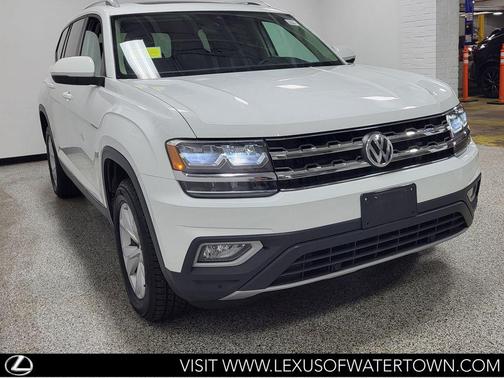 Pure White 2018 Volkswagen Atlas 3.6L SEL