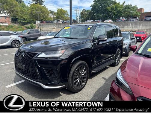 Black 2024 Lexus LX 600 F SPORT
