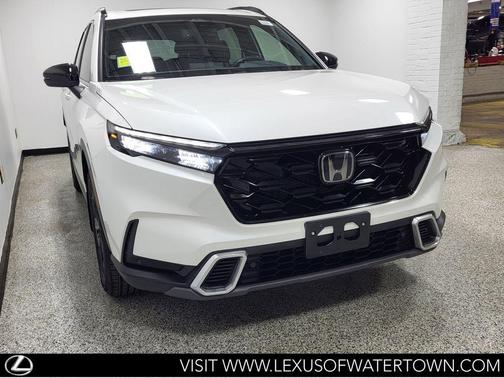 Platinum White Pearl 2023 Honda CR-V Hybrid Sport Touring AWD