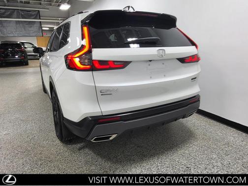 Platinum White Pearl 2023 Honda CR-V Hybrid Sport Touring AWD