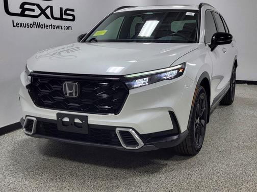 Platinum White Pearl 2023 Honda CR-V Hybrid Sport Touring AWD