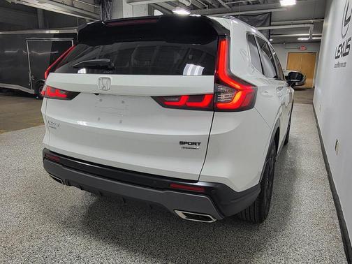 Platinum White Pearl 2023 Honda CR-V Hybrid Sport Touring AWD