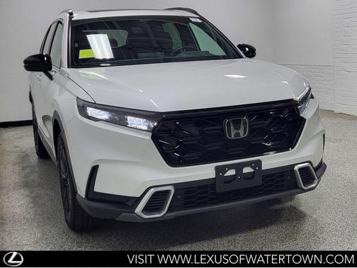 Platinum White Pearl 2024 Honda CR-V Hybrid Sport Touring AWD
