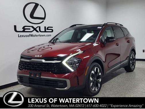 Dawning Red 2023 Kia Sportage Plug-In Hybrid X-Line Prestige