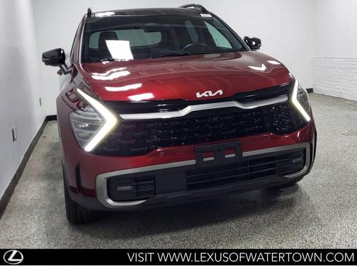 Dawning Red 2023 Kia Sportage Plug-In Hybrid X-Line Prestige