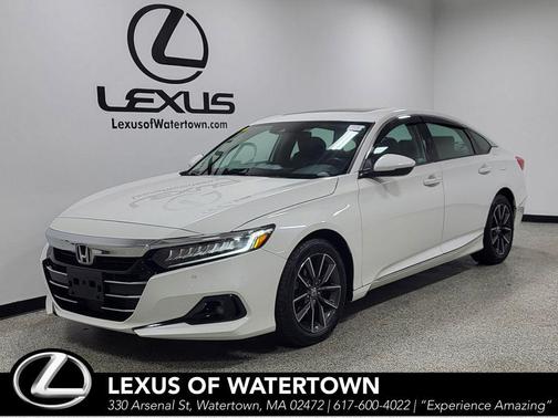 Platinum White Pearl 2021 Honda Accord EX-L 1.5T