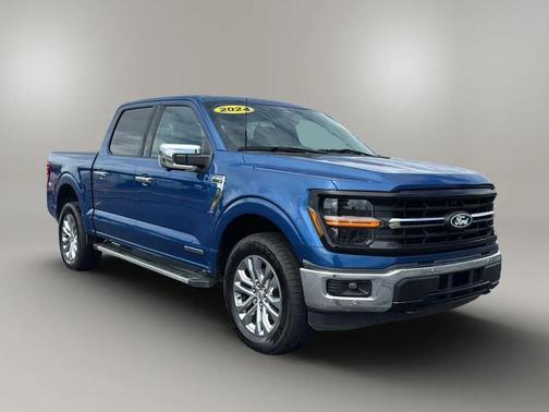Blue 2024 Ford F-150 XLT