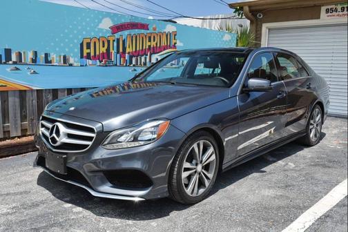 Gray 2016 Mercedes-Benz E-Class E 350 4MATIC AWD 4dr Sedan