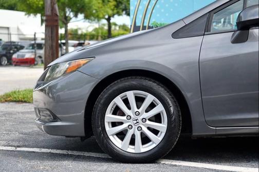 Polished Metal Metallic 2012 Honda Civic EX