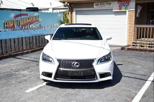 White 2013 Lexus LS 460 Base
