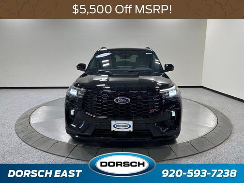 Agate Black Metallic 2026 Ford Explorer ST