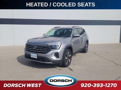 Silver 2025 Volkswagen Atlas 2.0T SE w/Technology 4MOTION