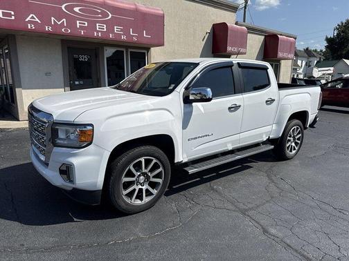 Summit White 2021 GMC Canyon Denali