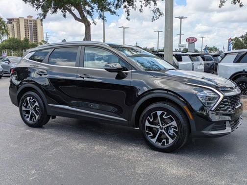 Fusion Orange 2025 Kia Sportage Hybrid EX