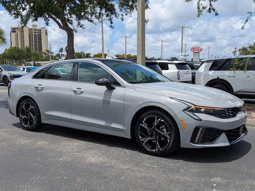Wolf Gray 2025 Kia K5 GT-Line