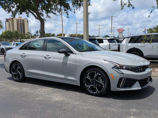 Wolf Gray 2025 Kia K5 GT-Line